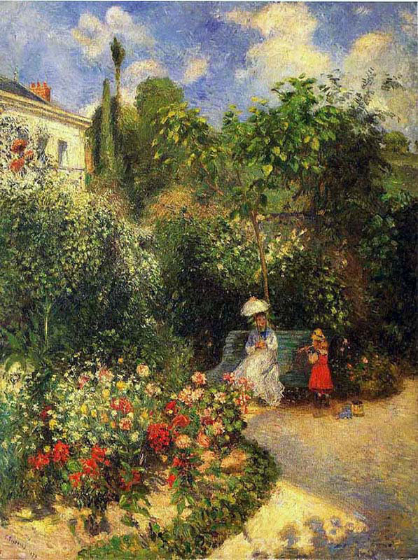 The garden at Pontoise